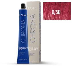 LAKMÉ COSMETICS Vopsea permanenta fara amoniac 0/50 rosu Chroma 60ml (8429421105019)