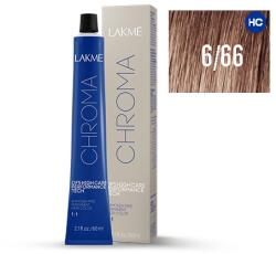 LAKMÉ COSMETICS Vopsea permanenta fara amoniac 6/66 blond inchis castaniu intens Chroma 60ml (8429421166614)