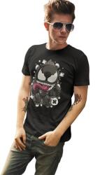 D&B Férfi/Unisex Póló PC00117 Venom Fekete-Méret M (PC00117VenomBlackM)