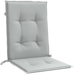 vidaXL 2db melange világosszürke szövet háttámlás székpárna 100x50x4cm 1.2 kg (4002445)