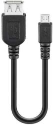 Goobay Adapterkábel USB A anya - mikro USB apa OTG Goobay (95193)