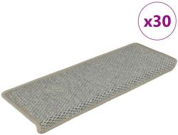 vidaXL 30 db zöld lépcsőszőnyegek öntapadós szizál kinézetű 65x21x4 cm 3365887 (3365887)