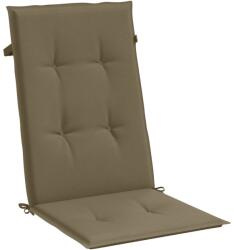 vidaXL Párnák magas háttámlás székhez vidaXL, 2 db, taupe szürke melange, 120x50x4cm, textil, 1, 45 kg (4002436)