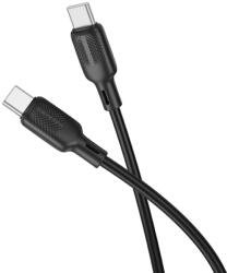 BOROFONE Cablu Date si Incarcare Borofone USB-C - USB-C BX113 Lenny 60W 1m Negru