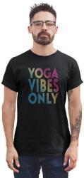 D&B Férfi/Unisex Póló ST00189 Yoga Fekete-Méret S (ST00189YogaBlackS)