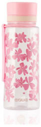 EQUA Bpa-mentes műanyag kulacs 600ml - Think Pink - Equa