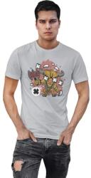 D&B Férfi/Unisex Póló PC00073 Minotaur Szürke-Méret S (PC00073MinotaurGrayS)