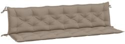 vidaXL 2 db tópszínű oxford szövet kerti padpárna 200 x 50 x 7 cm 4.95 kg (361743)