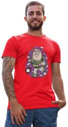 D&B Férfi/Unisex Póló PC00029 Buzz Lightyear Piros-Méret S (PC00029BuzzLightyearRedS)
