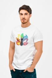 D&B Férfi/Unisex Póló MO00008 Fox Fehér-Méret XL (MO00008 Fox White-SizeXL)