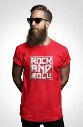 D&B Férfi/Unisex Póló ST00120 Rock And Roll Piros-Méret XL (ST00120RockAndRollRedXL)