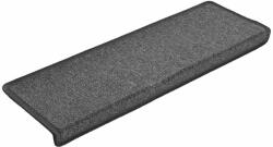 vidaXL 30 db sötétszürke lépcsőszőnyeg 65x21x4 cm 3365766 (3365766VidaXL)