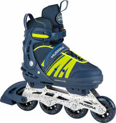 Hudora Role Hudora , Inline Comfort, culoare albastru-galben inchis, dimensiune reglabila 29-34, geanta cadou (28450) Role