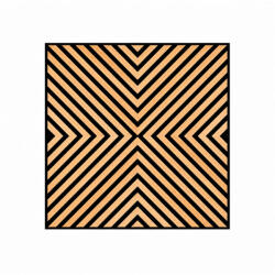 Leziter Akusztikus falpanel Deco IV bambusz hatású 60x60x1, 8 cm (J01TF01-BAM) - leziter
