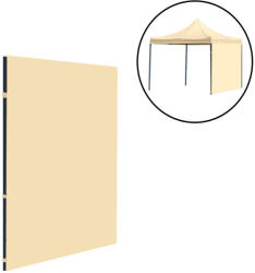 Leziter Kerti pavilon oldalfal ponyva 3x3 m (LPOP-30-BEIGE)