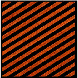 Leziter Akusztikus falpanel Deco III dió hatású 60x60x1, 8 cm (J01TR01-60-WAL) - leziter