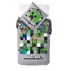 Carbotex Minecraft mintás ágyneműhuzat garnitúra - 140 x 200 cm + 70 x 90 cm (MC2454196-PP) - pepita
