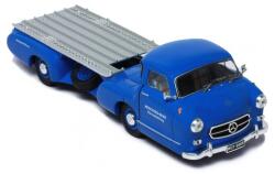 IXO Models Model de colecție IXO Contemporary: Camioane - Mercedes Race Car Quick Transportation, the blue Wonder, 1955 (RAC342)