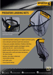 SPORTEX MERITŐSZÁK PREDATOR GUMIS 60x50cm (S401001)