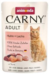 Animonda Carny Adult Pouch Csirke és lazac 85g nedves macskaeledel