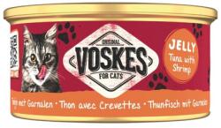 Voskes Jelly Tuna with Shrimp 85 g tonhal garnélával zselében, kiegészítő táplálék macskáknak