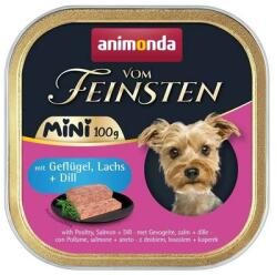 Animonda Vom Feinsten Mini csirkével, lazaccal és kaporral 100g nedves táplálék kisméretű kutyák számára