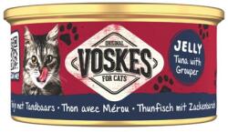 Voskes Jelly Tuna with Grouper 85 g tonhal gruperrel zselében, kiegészítő táplálék macskáknak