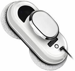  Zola intelligens ablaktisztító robot, 5600 Pa, 10 mosható mikroszálas kendő, 4 tisztítógyűrű, permetező, programozható, távirányító, fehér Ablaktisztító