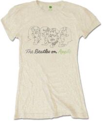 The Beatles Outline Faces On Apple Sand M Női Ing (BEATTEE386LS02)