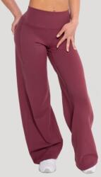 GymBeam Pantaloni sport pentru femei Straight Flow Wine M