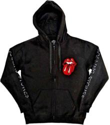 The Rolling Stones Hackney Diamonds Shattered Tongue (Sleeve Print) Black M Pulóver (RSZHD233MB02)