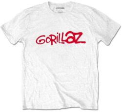 Gorillaz Logo White XL Ing (GORTS10MW04)