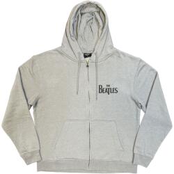 The Beatles Drop T Logo (Back Print) Grey M Pulóver (BEATHOOD11MG02)