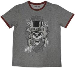 Guns N' Roses Faded Skull (Ringer) Grey XL Ing (GNRRG17MG04)