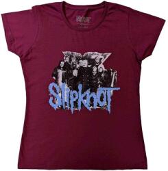 Slipknot Goat Logo Demon (Back Print) Maroon Red L Női Ing (SKTS74LM03)