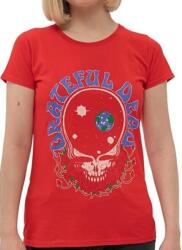 The Grateful Dead Space Your Face & Logo Red L Női Ing (GRATETS04LR03)