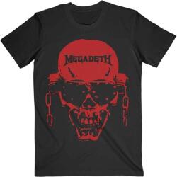 Megadeth Vic Hi-Contrast Red Black XL Ing (MEGATS03MB04)