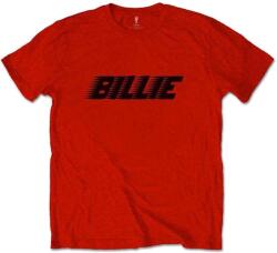 Billie Eilish Racer Logo & Blohsh (Back Print) Red XL Ing (BILLIETS07MR04)
