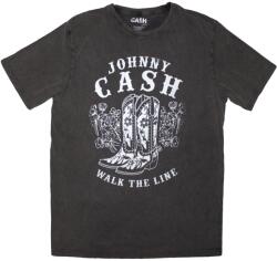 Johnny Cash Walk The Line Boots (Stone Wash) Charcoal Grey M Ing (JCSTNW26MC02)
