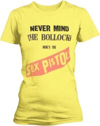 Sex Pistols Never Mind the Bollocks Original Album Yellow L Női Ing (SPTS01LY03)
