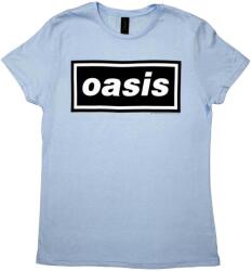 Oasis Decca Logo Light Blue L Női Ing (OASTS01LLB03)