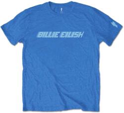 Billie Eilish Blue Racer Logo (Sleeve Print) Blue XL Ing (BILLIETS02MBL04)