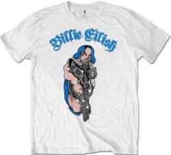 Billie Eilish Bling (Glitter Print) White XL Ing (BILLIETS01MW04)