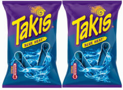 Takis Blue Heat chili és lime ízű tortilla chips (2x100 g)