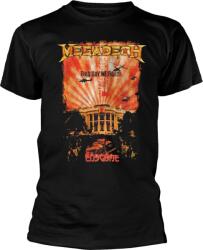 Megadeth China Whitehouse (Back Print) Black M Ing (MEGATS13MB02)