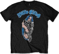 Billie Eilish Bling (Glitter Print) Black L Ing (BILLIETS01MB03)