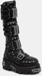 New Rock cizme pentru femei din piele NEGRO CHAROL NEGRO REACTOR E14 9BY2-OBDYH8_99X (M.800.C1)