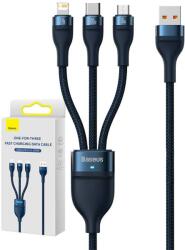 Baseus Cablu USB 3-în-1 Baseus Flash Series (albastru)