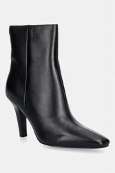 Guess botine cu toc cui pentru femei din piele RAFFA 9BY2-OBDZLB_99X (FLTRFF.LEA10.BLACK)