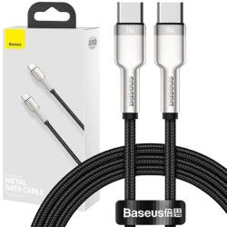 Baseus Cablu de date USB-C la USB-C Baseus Cafule, 100W, 1m (negru)